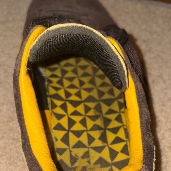 Puma super liga OG retro sneakers size 10 brown and yellow - Picture 3 of 8